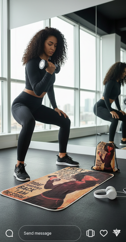 حوله ی ورزشی سایز ۱۰۰*۷۰ همراه با شوزبک