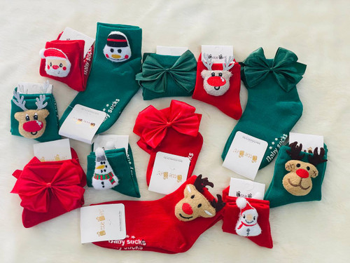 جوراب کریسمسی عروسک دار